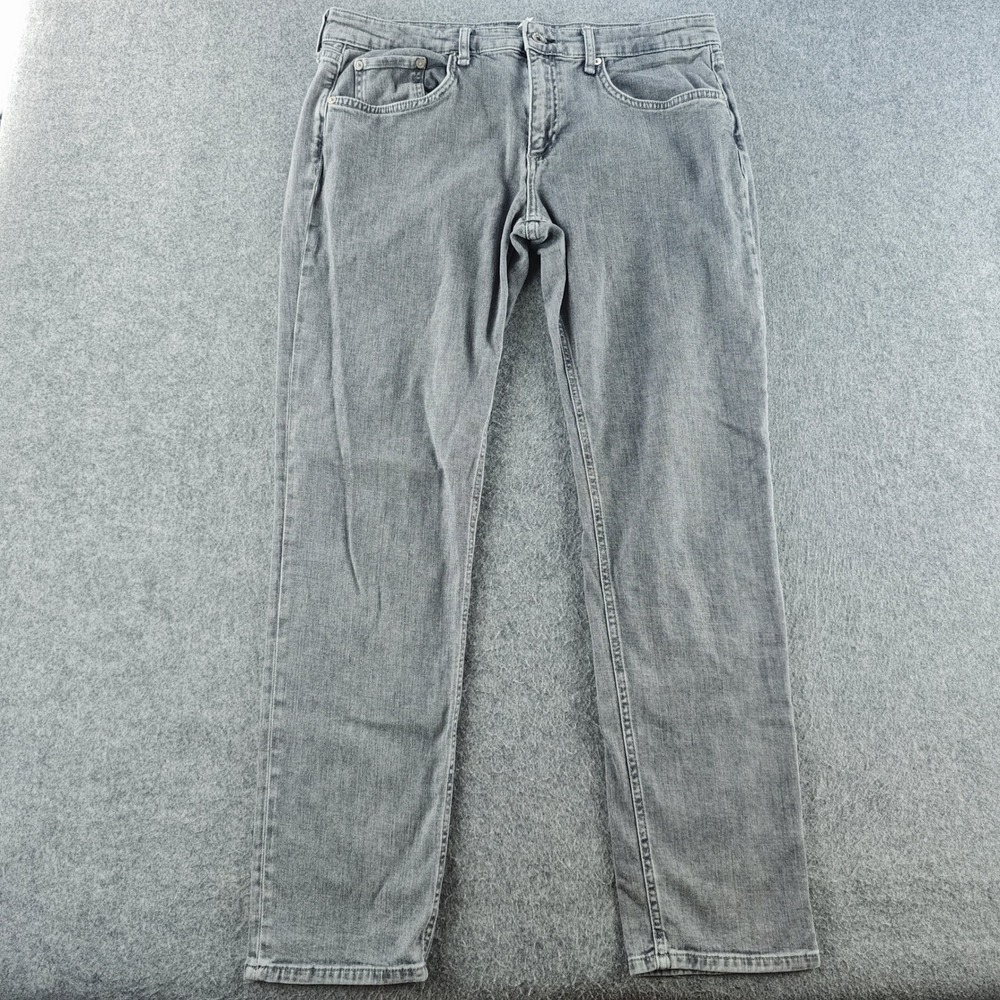 Rag & Bone Dre Jeans Womens 31 Colby Gray Low Rise Slim Boyfriend Denim